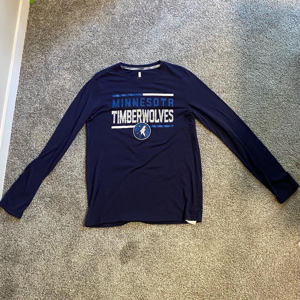 Boys NBA Timberwolves long sleeve